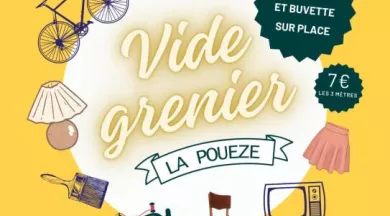 Vide-grenier-la Pouëze - ©Familles Rurales-Erdre en Anjou