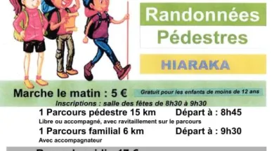 Affiche Rando Hiaraka - Association HIARAKIA MIASA ISIKA