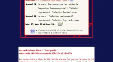 Programme  Micro-Folie mars 26 - Segré - 49 - FMA - ©SEAB