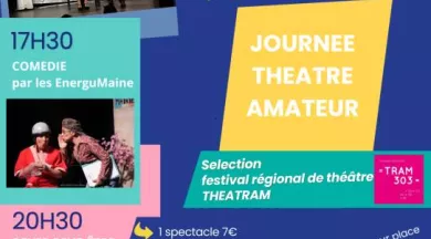 Affiche theatram  - Les trublions de Jarzé