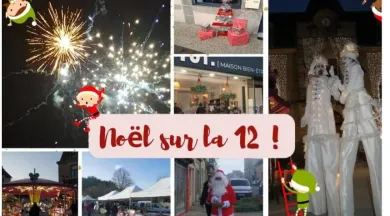 Noël sur la RN12 - mairie de Pré en Pail Saint Samson