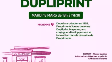 Visite Entreprise - DUPLIPRINT - Office de Tourisme Vallée de Haute Mayenne
