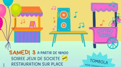 Affiche Fête communale de Saint Cyr en Pail - Comité de St-Cyr-en-Pail