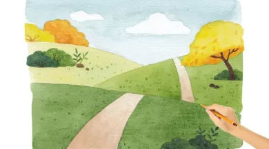 MNE dessins paysagers - canva