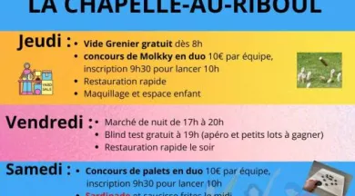 fête communale à La Chapelle-au-Riboul - comité des fêtes de La Chapelle-au-Riboul.