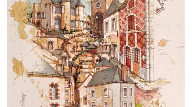 Parné sur Roc en peinture - Mairie Parné-sur-Roc - Franck Pasty