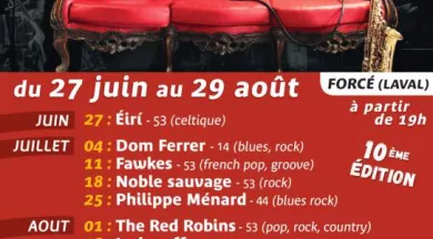 Affiche vendredis de l'été 2025 - L'Orbiere