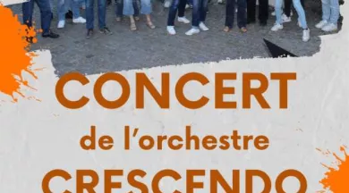 White and Orange Minimalist Music Concert Poster - 1 - © Office de Tourisme SDA