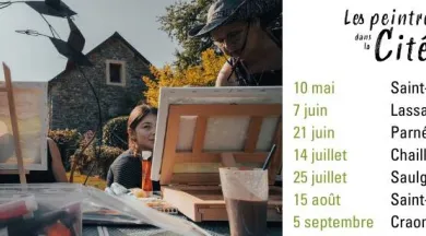 Les Peintres dans la Cité - ©Petites Cités de Caractère