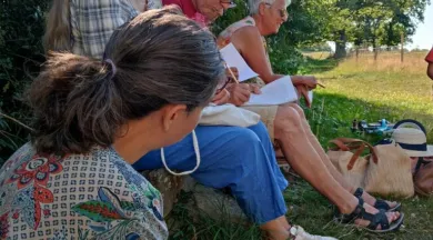écriture en plein air - virginie riquin