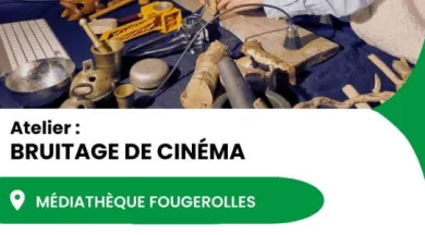 Affiche Atelier bruitage de cinema - Réseau Lecture