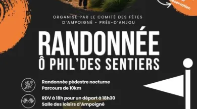 Randonnée nocturne Comité des fêtes - 1 - ©Comité des fêtes Ampoigné