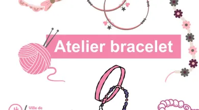 Atelier bracelet - Octobre Rose - Mairie de Louverné