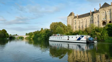 Bateau promenade Le Sablésien - Abbaye de Solesmes  - Pascal-Beltrami