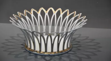 Corbeille ajourée - Musée de la faïence et de la céramique