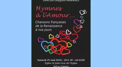 Affiche concert Hymnes à l'amour La Suze - aucun