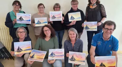 stage aquarelle à Sablé sur Sarthe - TETICAP