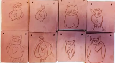 Enluminure d'argile - Manoir de la Cour