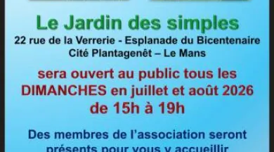 FMA72-ouverture jardin des simple été 2026 - ECEJ