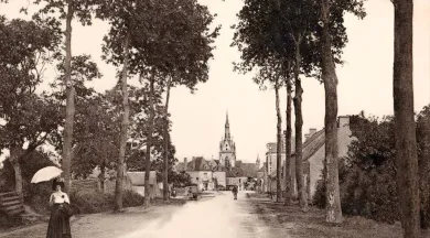  entrée de bourg route de Sablé - Parcé Découverte et Patrimoine