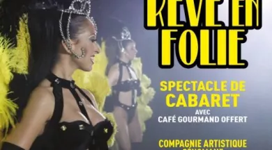 Affiche Cabaret 1er février 2026 - Affiche Mairie Roëzé sur Sarthe / Photo Compagnie Cénomane