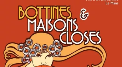 Affiche  Bottines et maisons closes - Ville du Mans