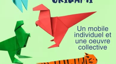 Affiche origami - Canva