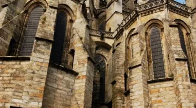 Architecture de la cathedrale St Julien - Ville du Mans