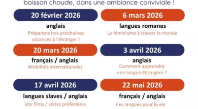 Café des Langues (février-mai 2026) - Le Mans Université