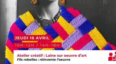 Laine sur oeuvre  - Micro-folie