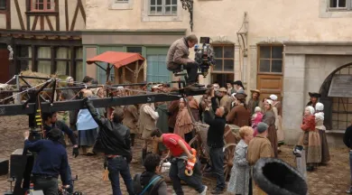 Scène de tournage - Ville du Mans