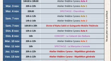 Programme complet du chapiteau - La Houlala Compagnie