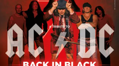Affiche The 5 Rosies ACDC 40x60 vierge logo - Art Scénique