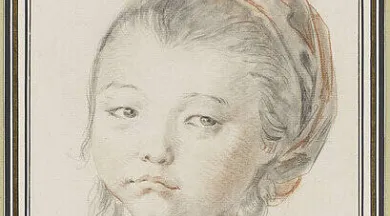 Exposition : Collectionner le 18ème siècle : Angers invite les dessins du Louvre_Angers_1 - Fillette russe © GrandPalaisRmn (musée du Louvre) / Thierry Le Mage