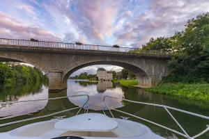 Bateau sur la Sarthe