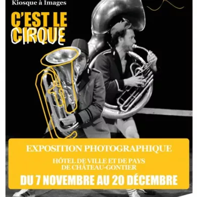 exposition photo cirque HDV et PCG - ©Gérard Reillon, PCG, Kiosque à images 