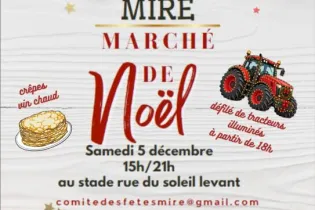 marché de Noël de Miré 2026 - ©Comité des fêtes de Miré