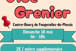 202505 vide grenier fougerolles du plessis - Comité des fêtes