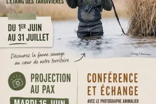 affiche expo CAUET - Mairie Tiercé