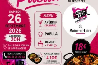 Soirée Paëlla du Lion d'Angers-FMA-49 - LES RESTOS DU COEUR DE MAINE ET LOIRE