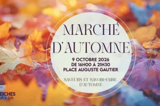 Marché automne Seiches 2026 - Mairie Seiches