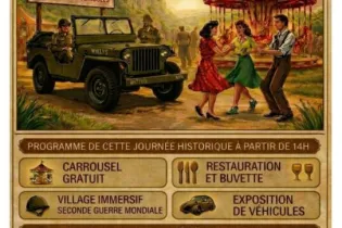 Affiche Durtal Vintage 2026 - Association j'Aime Durtal