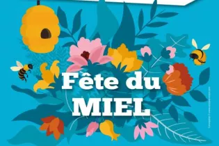 affiche miel 2025 - Jardins des Renaudies