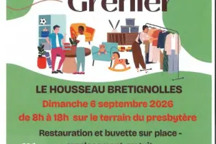 Vide grenier Le Housseau Brétignolles - Association Des Houx et des Roues