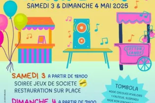 Affiche Fête communale de Saint Cyr en Pail - Comité de St-Cyr-en-Pail