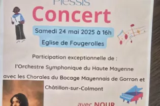 Concert chorale CANTARE avec NOUR, gagnante THE VOICE 2022 - Fougerolles du Plessis
