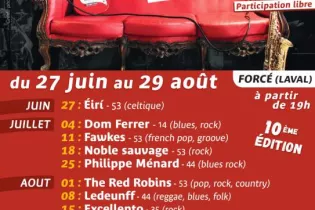 Affiche vendredis de l'été 2025 - L'Orbiere