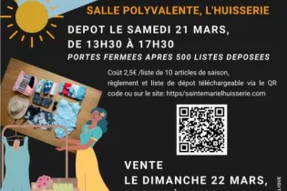 Bourse aux Vêtements 2026 - APEL Ste Marie (L'Huisserie)