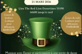 202603 Saint Patrick au Red Lion - Désertines - The Red Lion