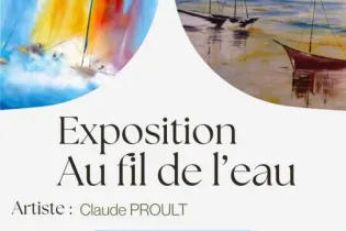 Affiche exposition Claude PROULT - 1 - ©St Denis d'Anjou